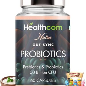 Healthcom Probiotics Supplement - 50 Billion CFU (60 Tablets)