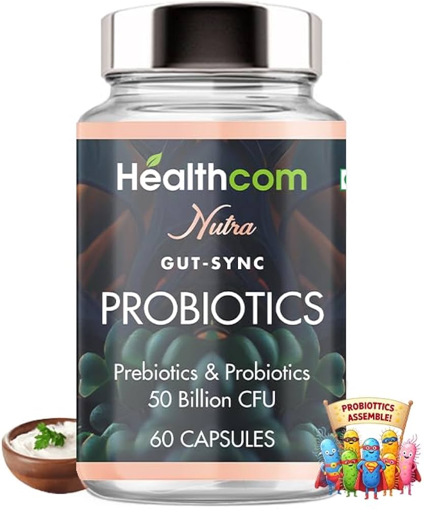 Healthcom Probiotics Supplement - 50 Billion CFU (60 Tablets)