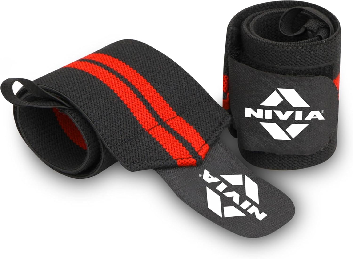 Nivia Weight Lifting Wrist Support with Thumb Loop Strap