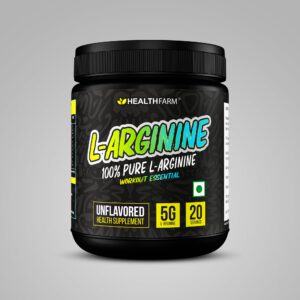 HealthFarm Nutrition L-Arginine Powder - 100 g (Unflavoured)