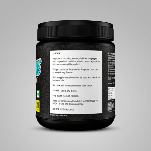 HealthFarm Nutrition L-Arginine Powder - 100 g (Unflavoured) - Image 4