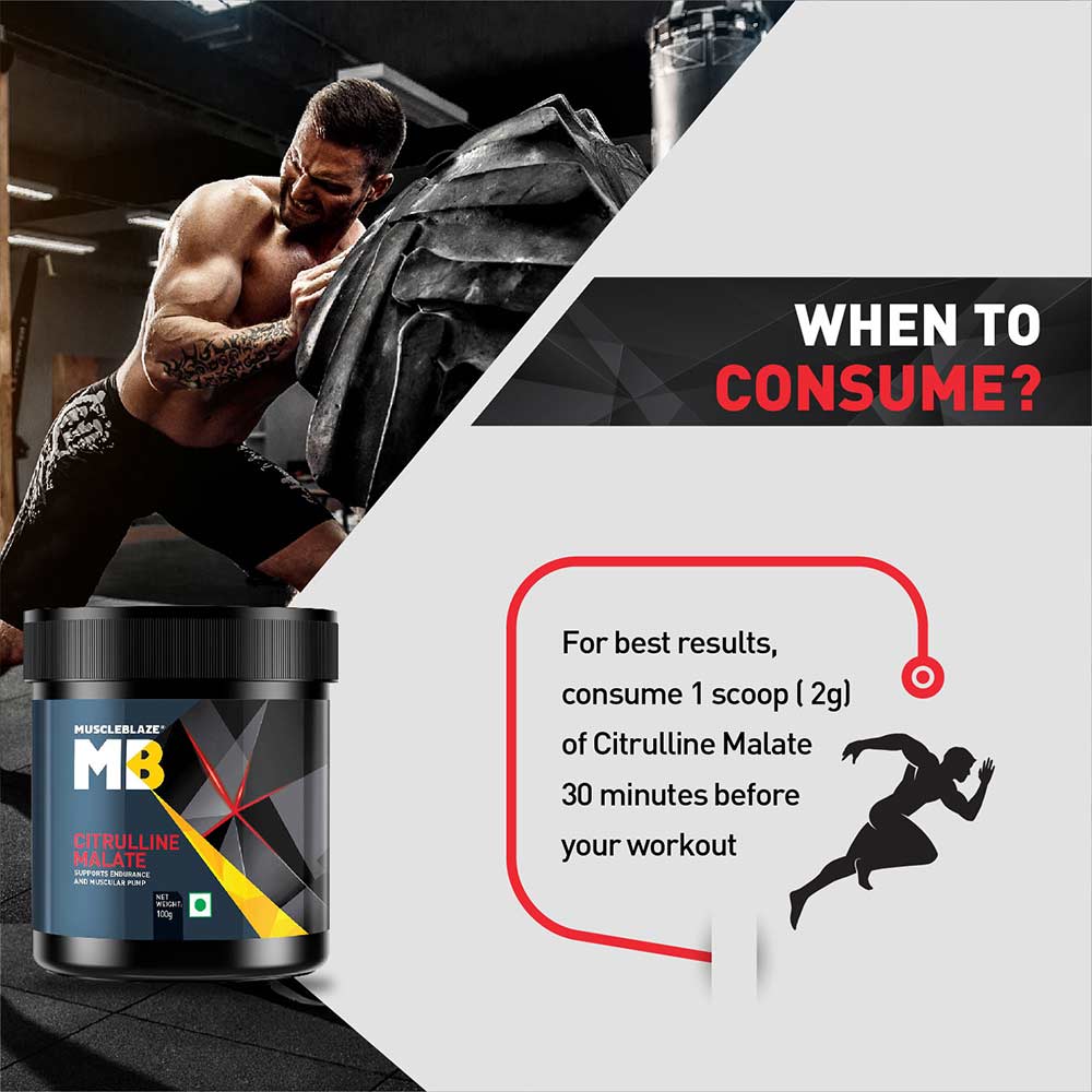 MuscleBlaze Citrulline Malate – 100 g (Unflavoured) - Image 3