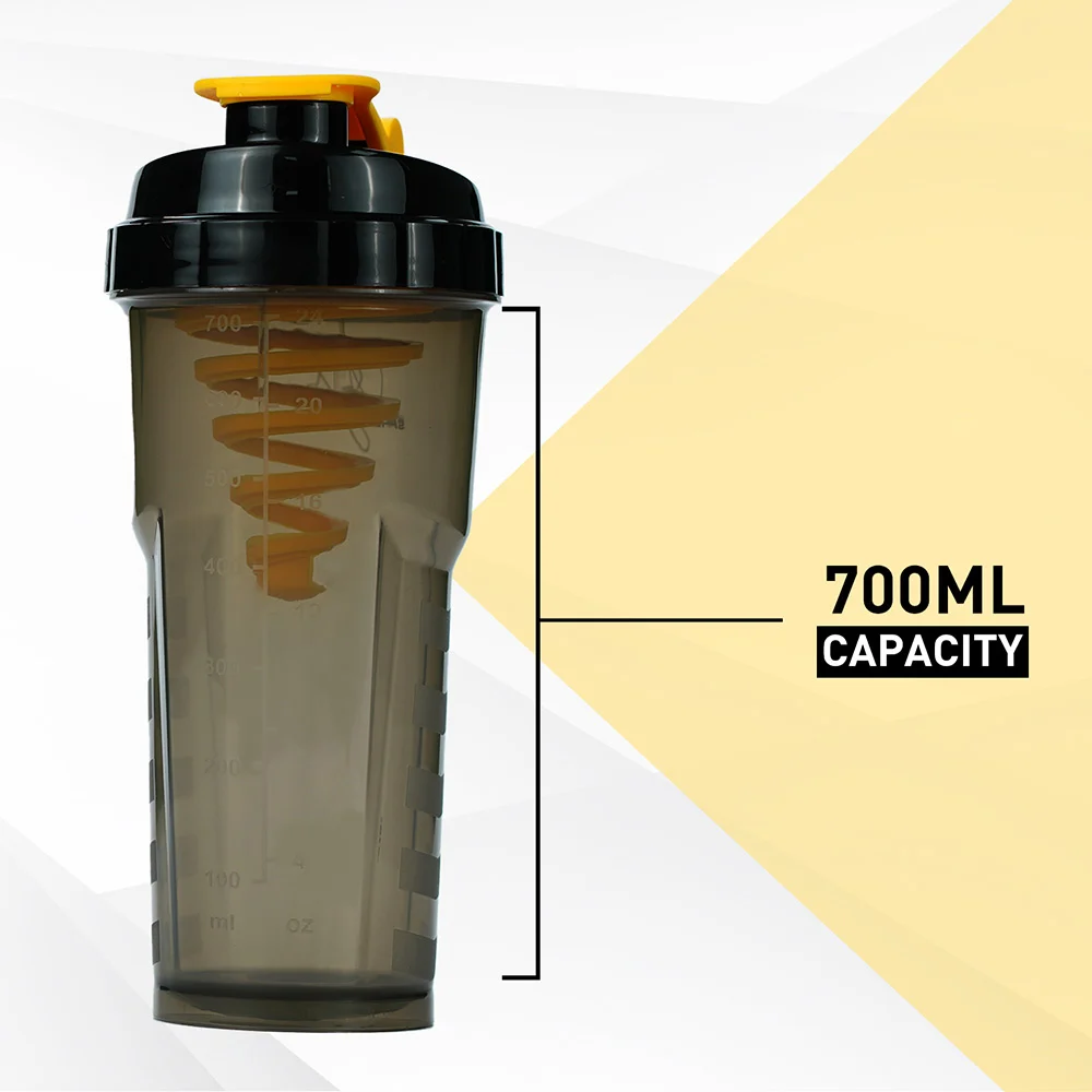 MuscleBlaze Cyclone Shaker - 700 ml (Black) - Image 3