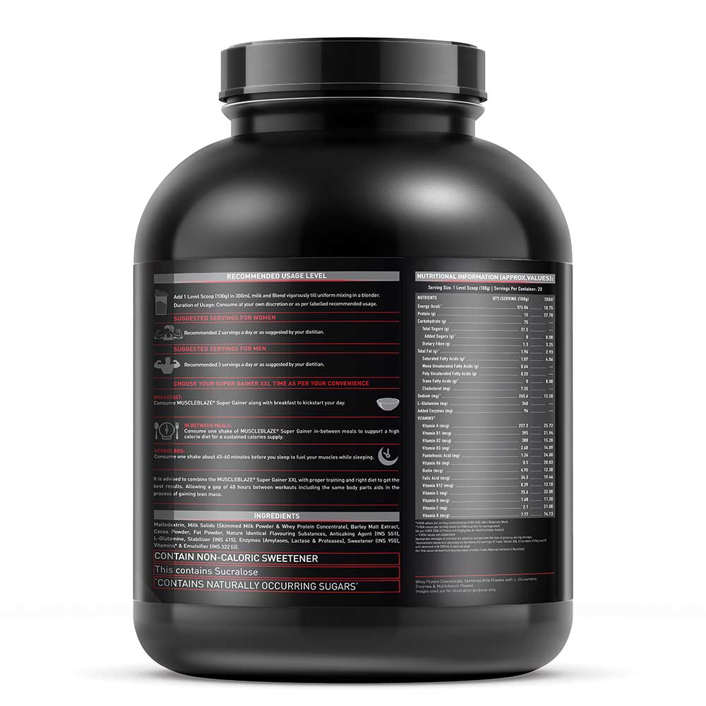 MuscleBlaze Mass Gainer XXL - Image 3