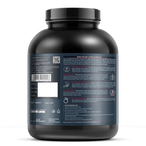 MuscleBlaze Mass Gainer XXL - Image 4