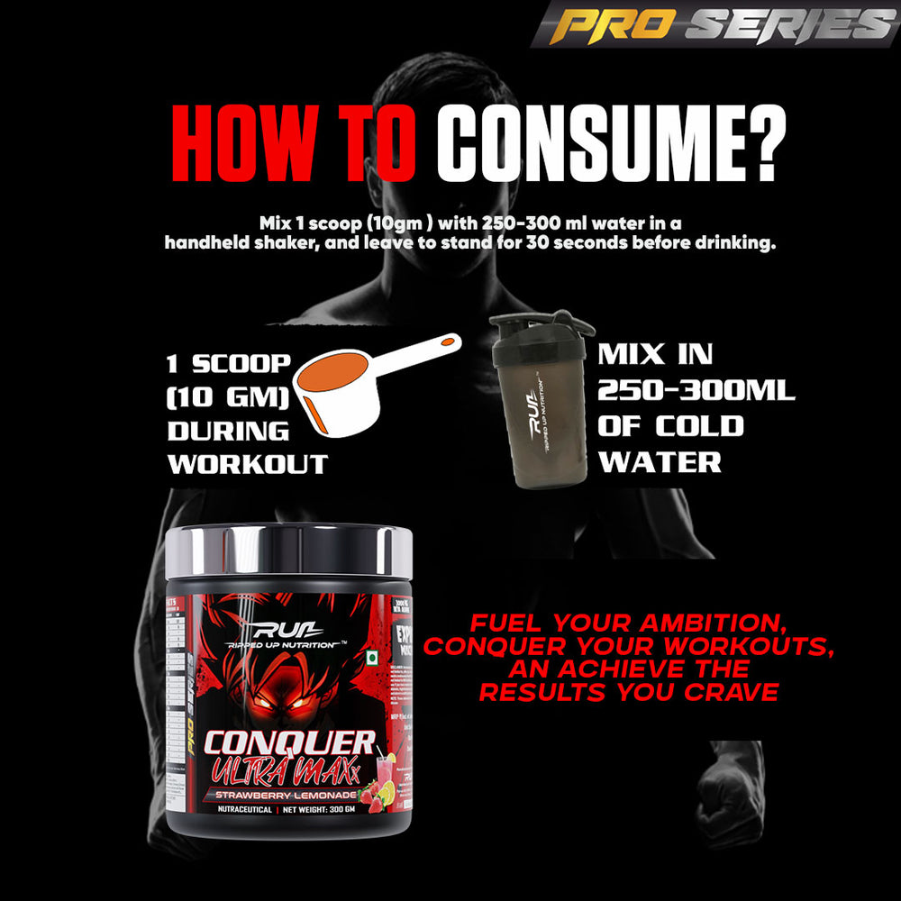Conquer Ultra Maxx Pre-Workout - 300 g - Image 6