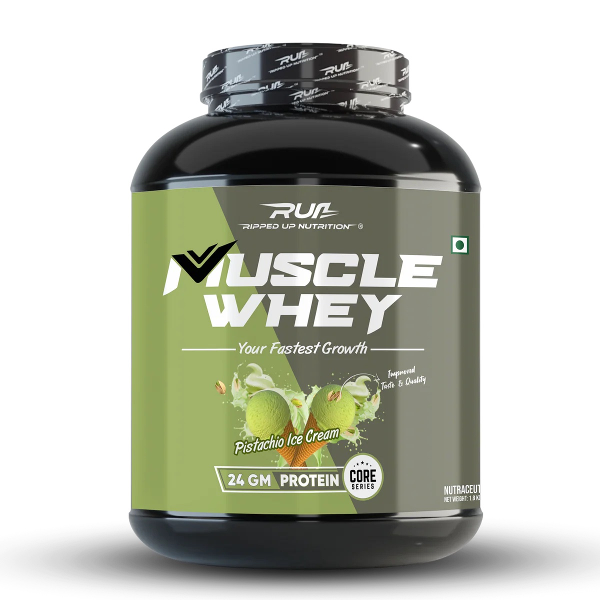 Ripped Up Nutrition Muscle Whey - Trustified - 1.8 kg (Chocolate Milkshake) 50 servings