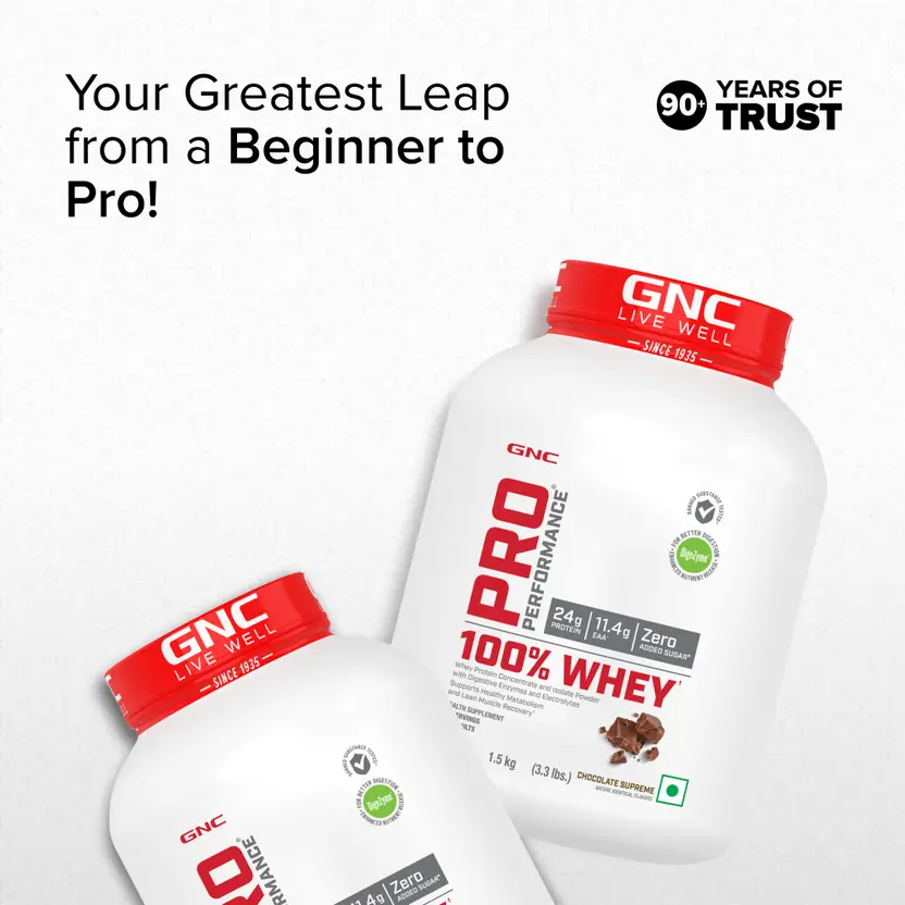 GNC Pro Performance 100% Whey Protein Powder - Image 8