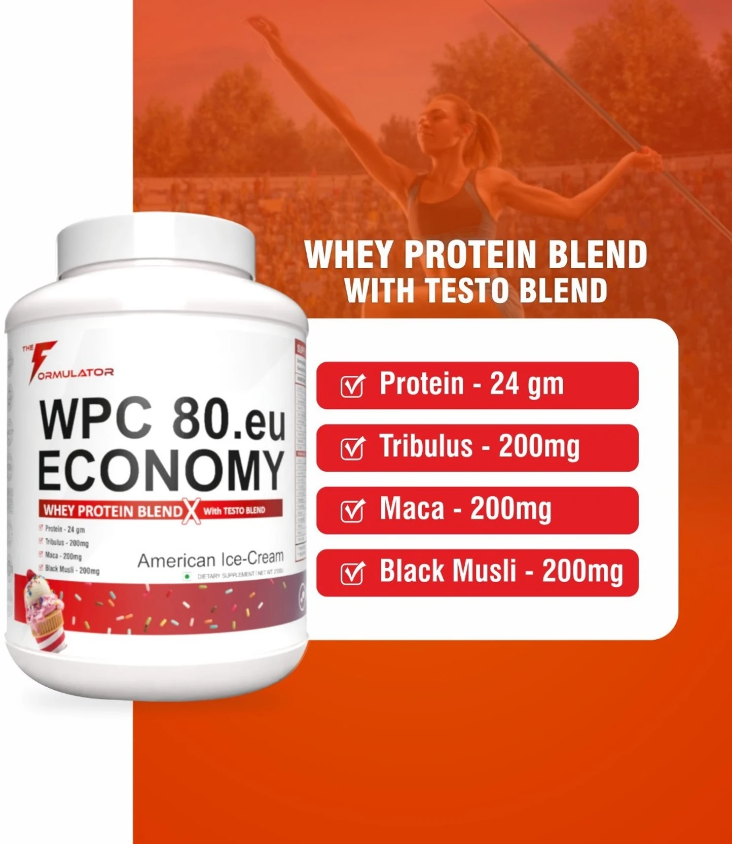 THE FORMULATOR WPC 80.eu Economy -  66 Servings (Free Creatine) | (FREE Delivery) - Image 4