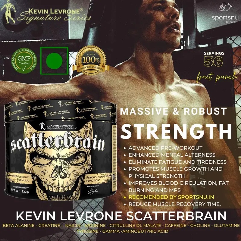 Kevin Levrone | Scatterbrain | The Strongest Pre Workout | 56 Servings - Image 2