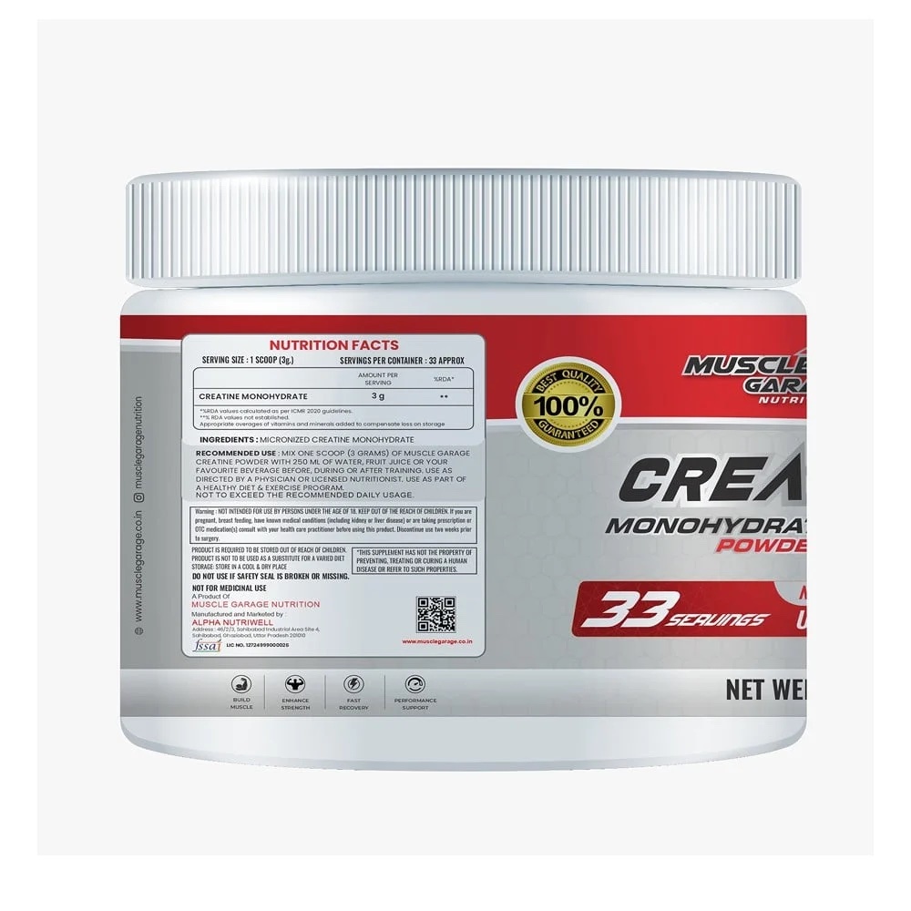 Muscle Garage Creatine Monohydrate | 100g - Image 3