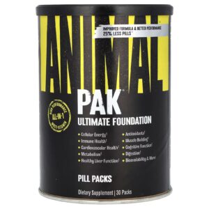 Animal Pak - Convenient Multivitamin for Men & Women Daily All-in-One | 30 Packs (USA VERSION)