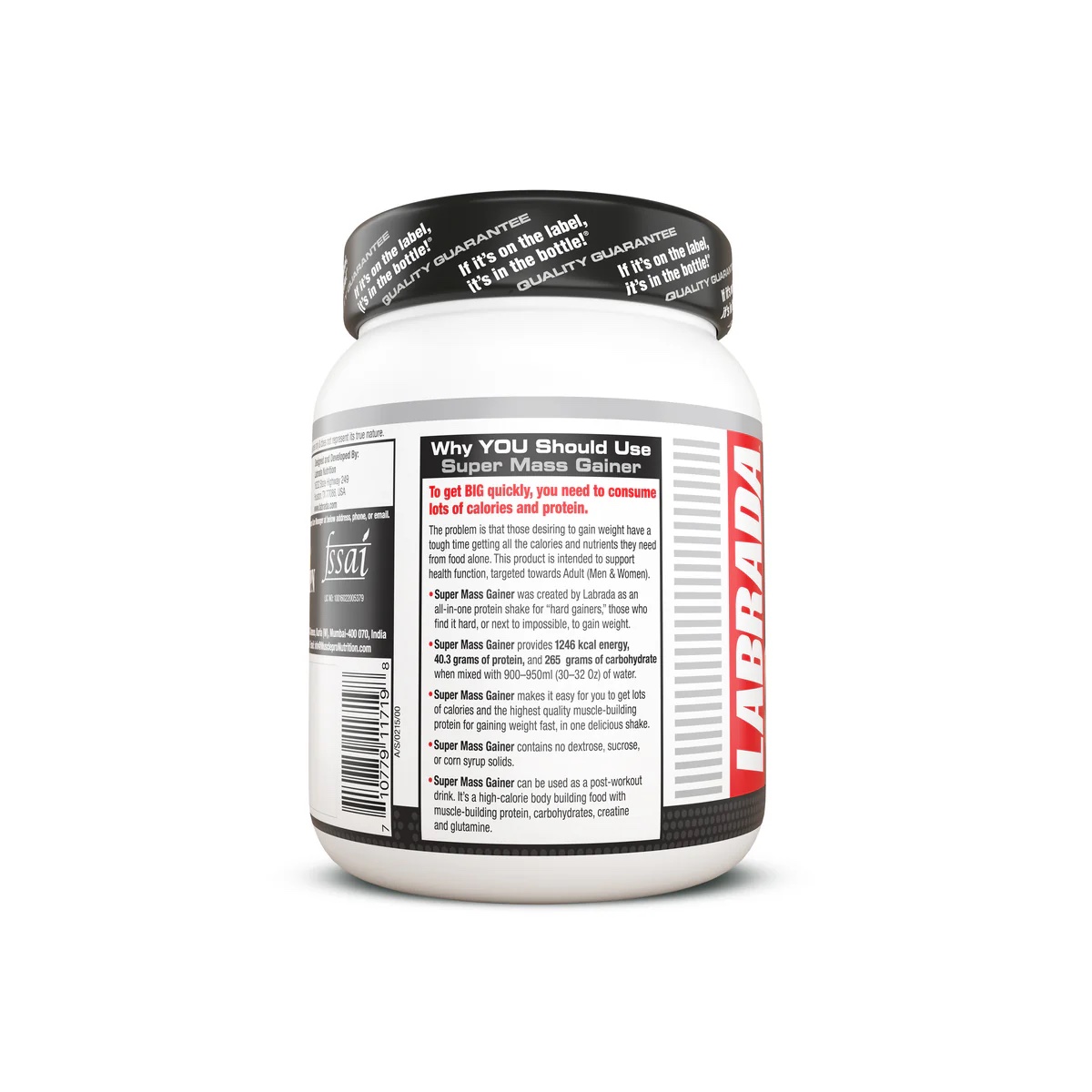Labrada Super Mass Gainer 3kg | Chocolate Ice Cream Flavor - Image 2