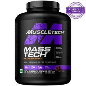 Muscletech Mass-Tech Extreme 2000 | Triple Chocolate Brownie | 3.00 KG
