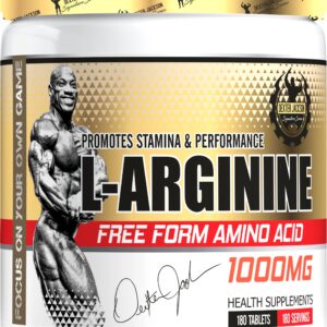 Dexter Jackson Signature Series L-Arginine 1000 Mg | 180 Tablets