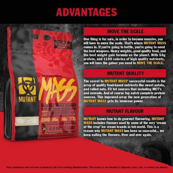 Mutant Mass Gainer 5 Lbs - Image 3