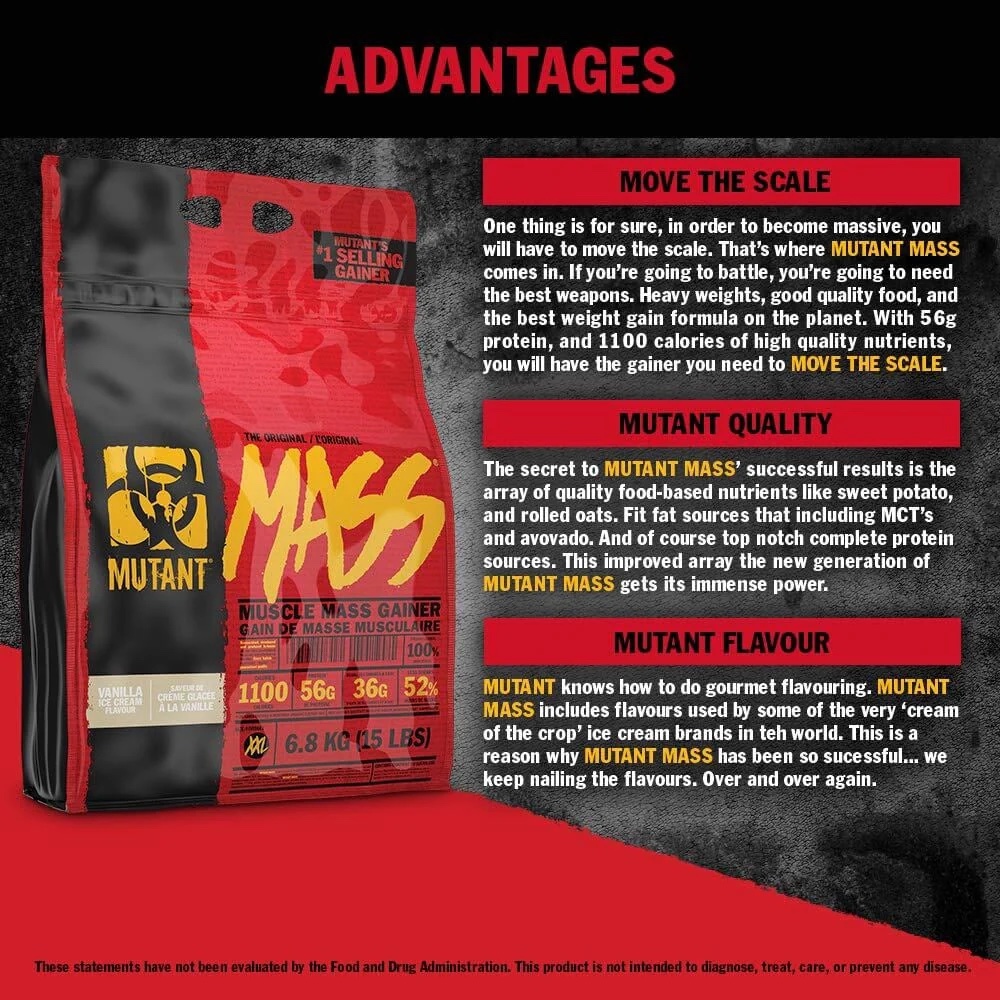 Mutant Mass Gainer 5 Lbs - Image 3