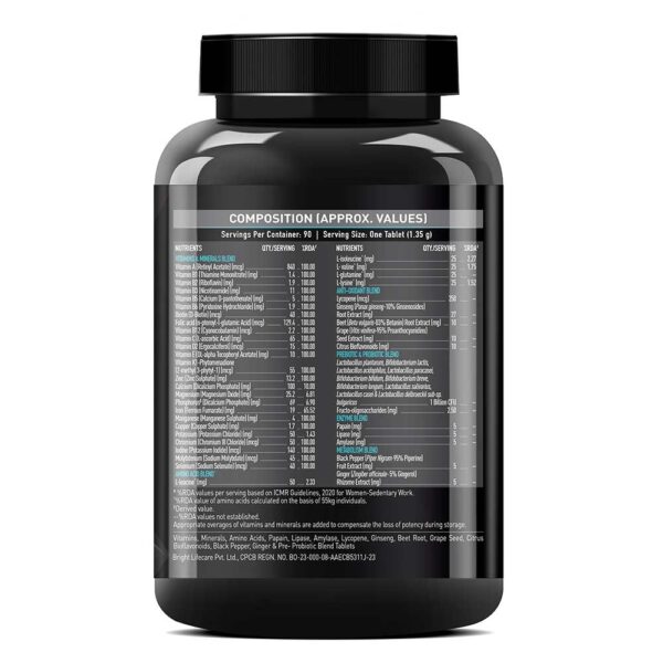MuscleBlaze MB-VITE Daily Multivitamin | 90 tablets - Image 5