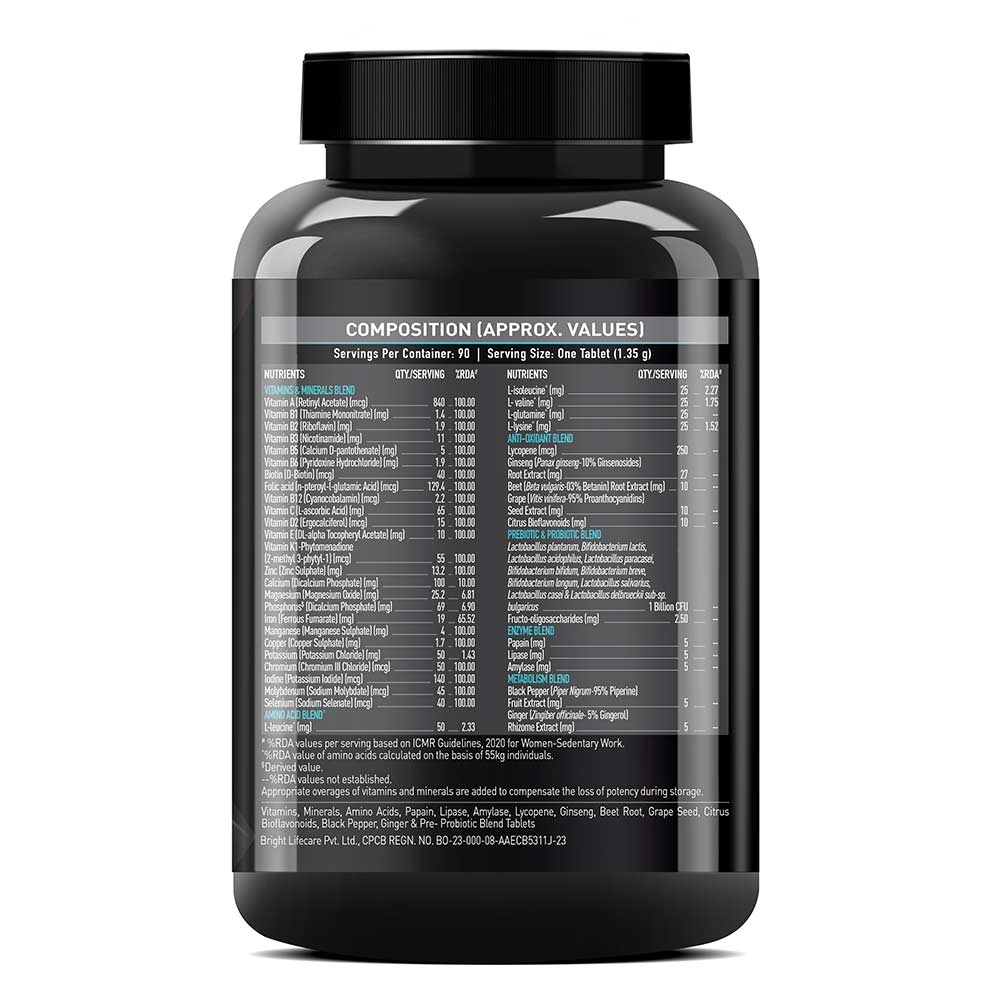 MuscleBlaze MB-VITE Daily Multivitamin | 90 tablets - Image 5