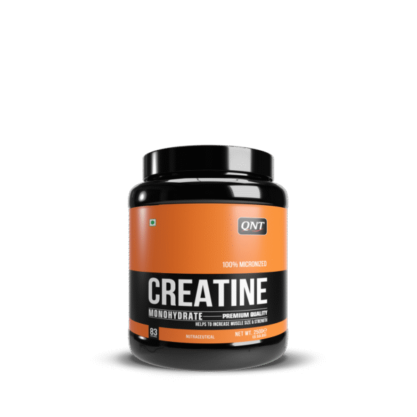 QNT Creatine Monohydrate | 100% Pure & Micronized Powder | 250g | 83 Servings