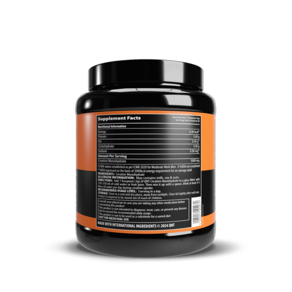 QNT Creatine Monohydrate | 100% Pure & Micronized Powder | 250g | 83 Servings - Image 2