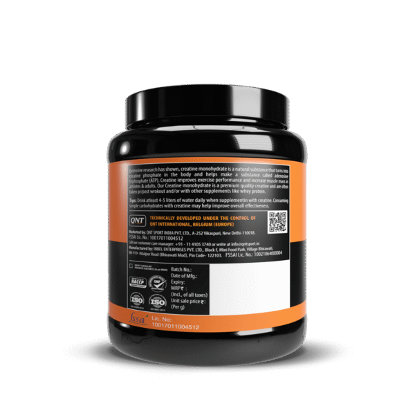 QNT Creatine Monohydrate | 100% Pure & Micronized Powder | 250g | 83 Servings - Image 3