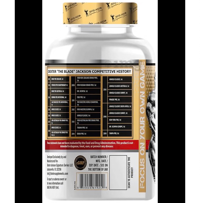Dexter Jackson Gold Series Multi Vitamin - 100 Tablets ( Imported ) - Image 3