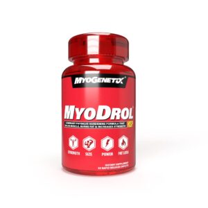 Myogenetix Myodrol-HSP -The One & Only Original Muscle Builder -30 Caplets