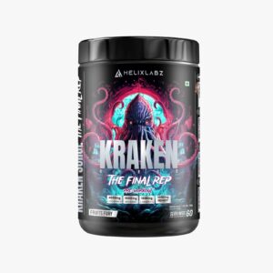 HELIX LABZ KRAKEN PRE WORKOUT POWDER ( POWERED BY US PATENT NITROSIGINE ) - FRUITS FURRY