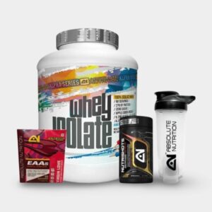 Absolute Nutrition Alpha Whey Isolate Protein | 2 Kg COMBO PACK WITH MULTI, EAA & SHAKER