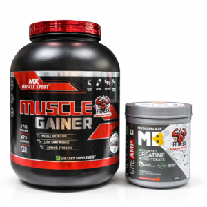 Muscle Xpert Muscle Mass Gainer 5.5 lbs + FREE MuscleBlaze Creatine 320g