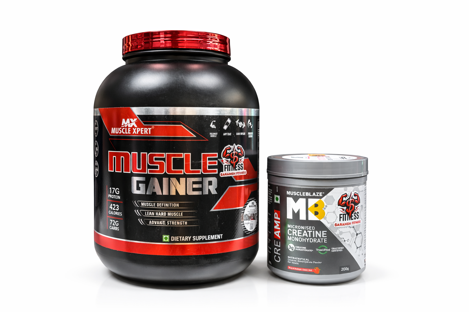 Muscle Xpert Muscle Mass Gainer 5.5 lbs + FREE MuscleBlaze Creatine 320g