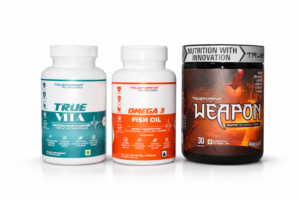 Trueforma Combo – Pre-Workout + Fish Oil + Multivitamin (60 Servings)