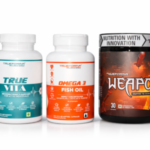 Trueforma Combo – Pre-Workout + Fish Oil + Multivitamin (60 Servings)