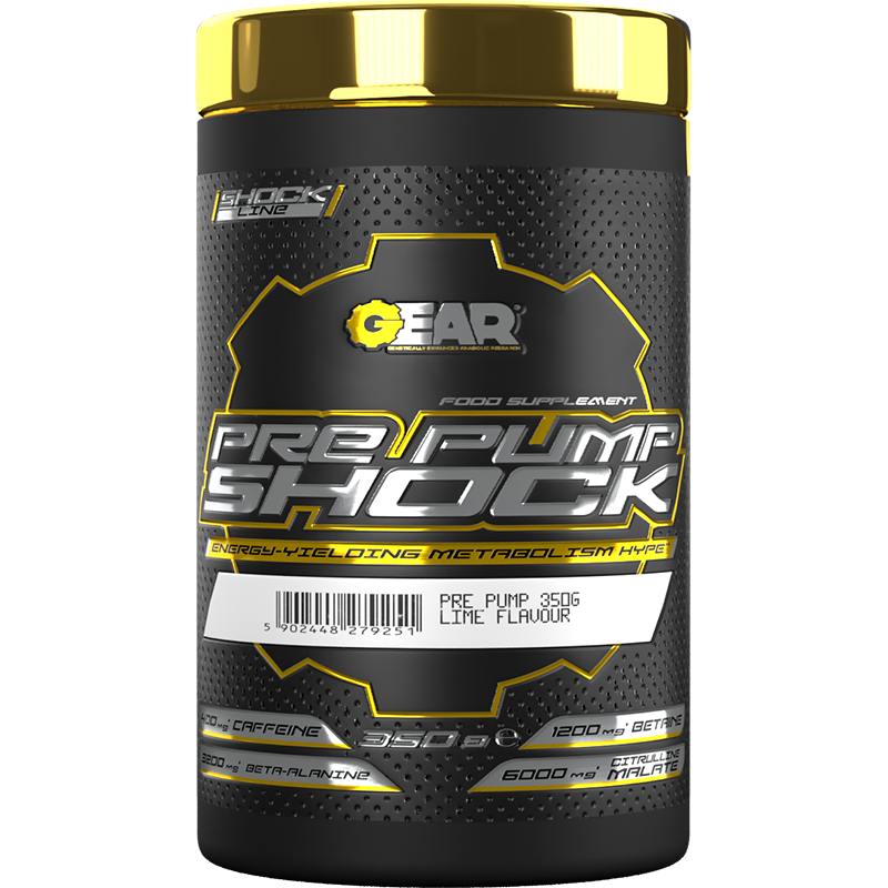 GEAR Pre Pump Shock Pre-Workout 350g 40 Servings