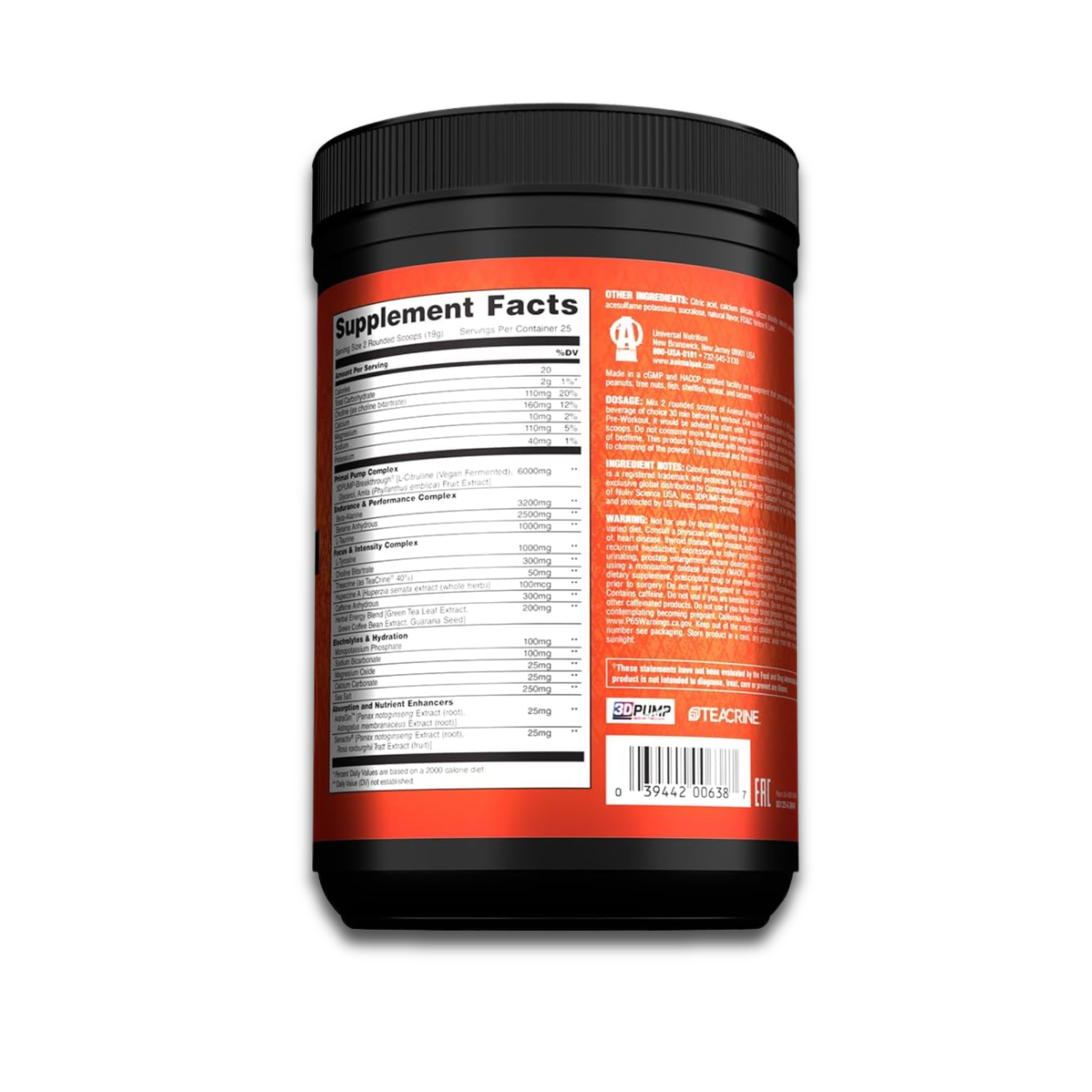 Animal Primal Pre-Workout Powder – 25 Servings - Image 7