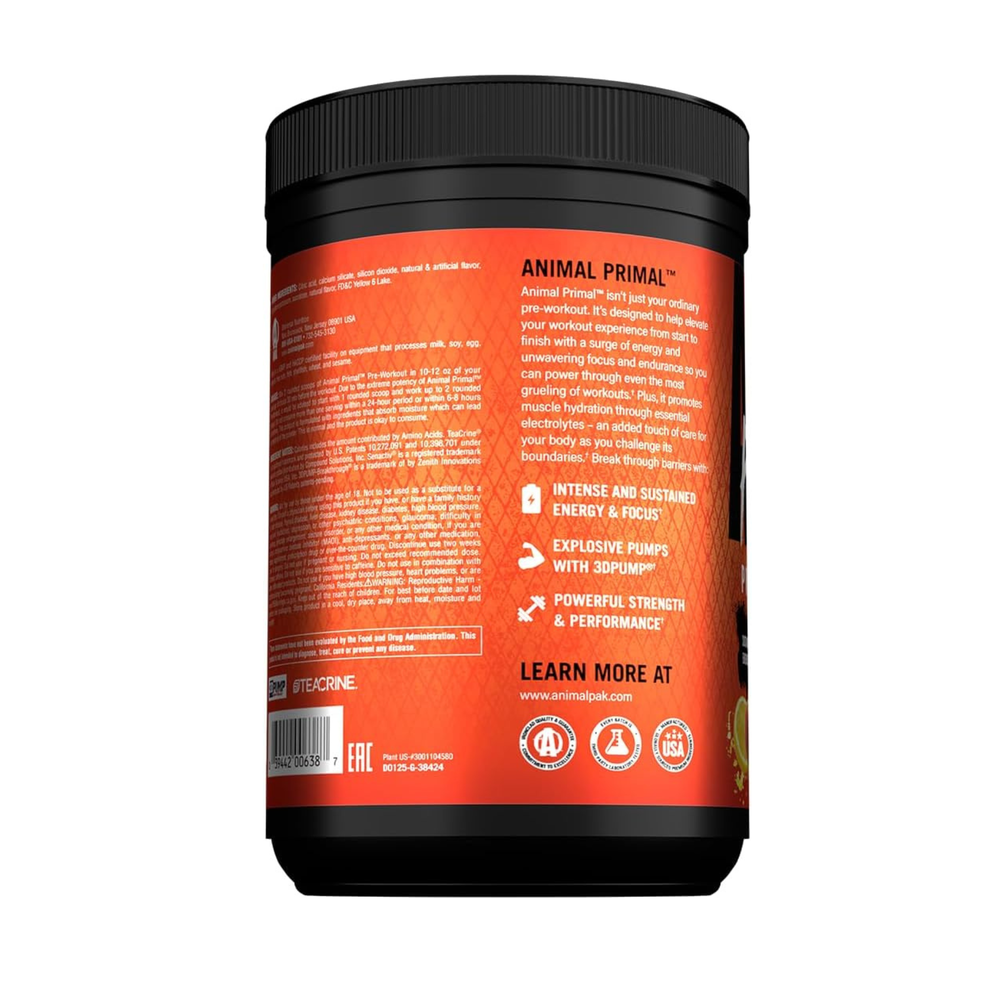 Animal Primal Pre-Workout Powder – 25 Servings - Image 5