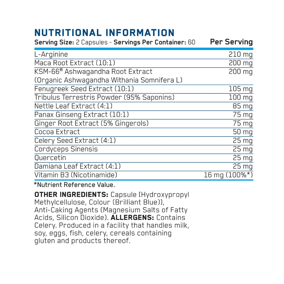 Applied Nutrition Sex Bomb For Him – 120 Capsules - Image 3