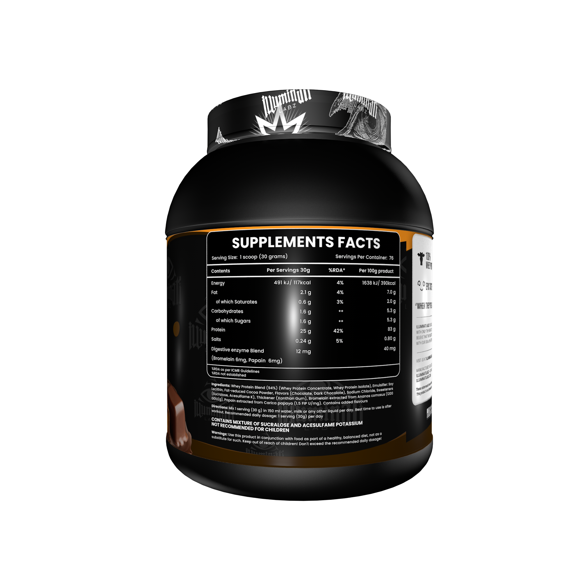 Illuminati Labz Whey Protein – 5 lb (2.27 kg) - Image 5