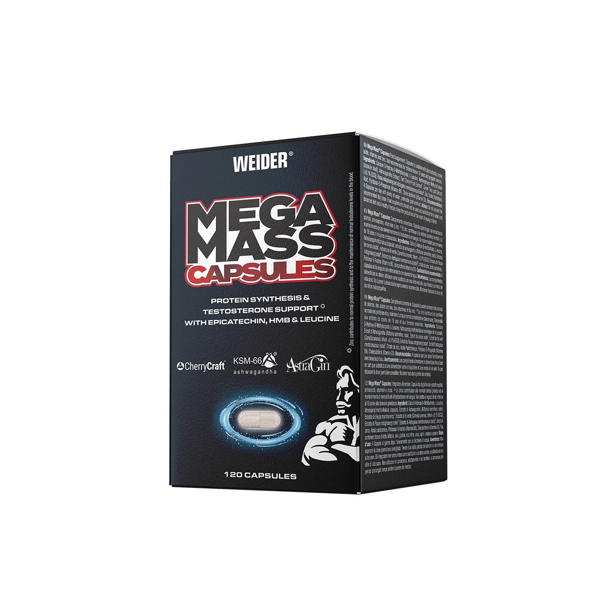 Weider Mega Mass Caps – 120 Capsules