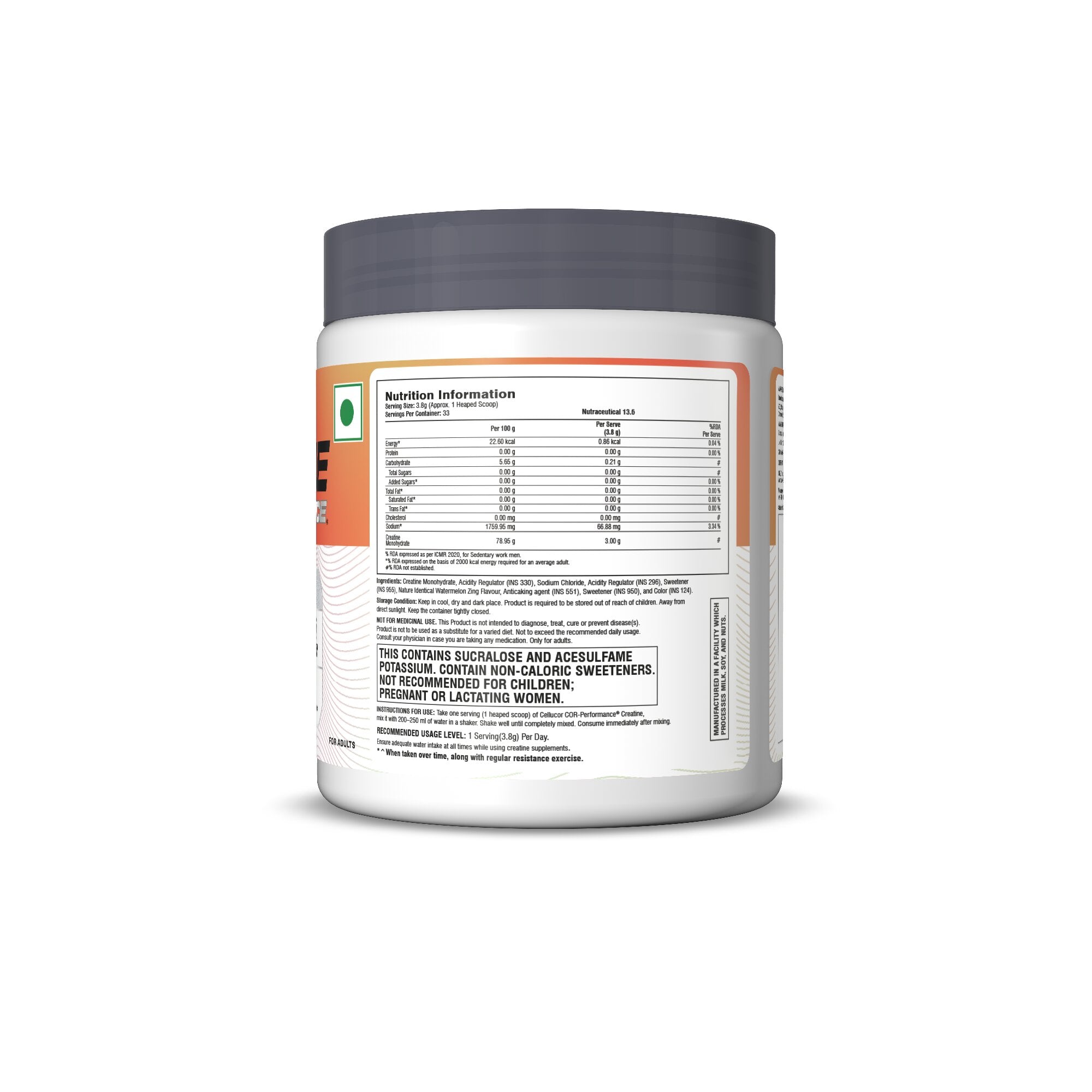 Cellucor COR-Performance Creatine – 315g (83 Servings) - Image 3