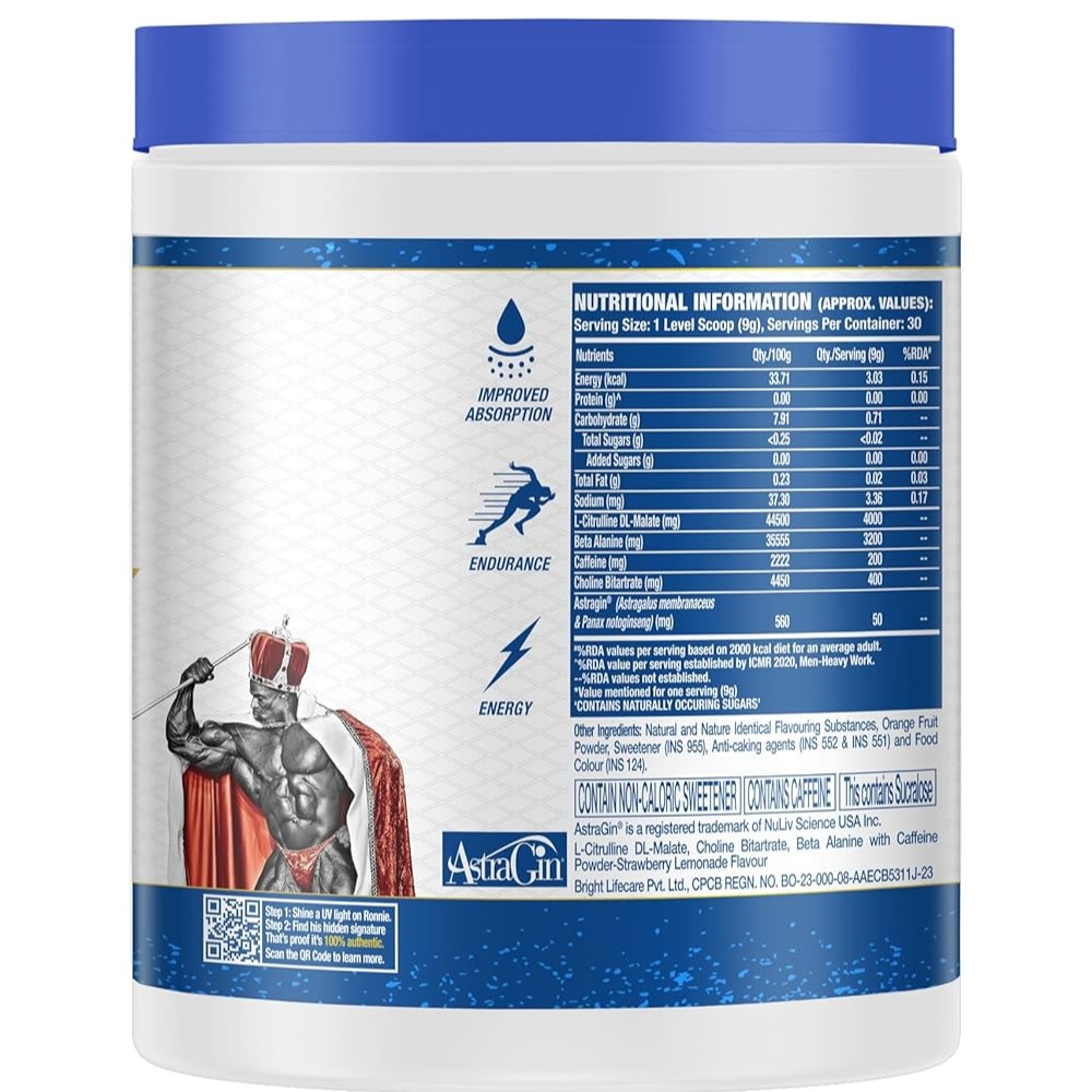 Ronnie Coleman Yeah Buddy Pre-Workout 270g | 30 Servings - Image 2