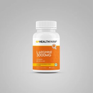 Healthfarm L-Arginine 1000mg 90 Tablets | Extra Strength